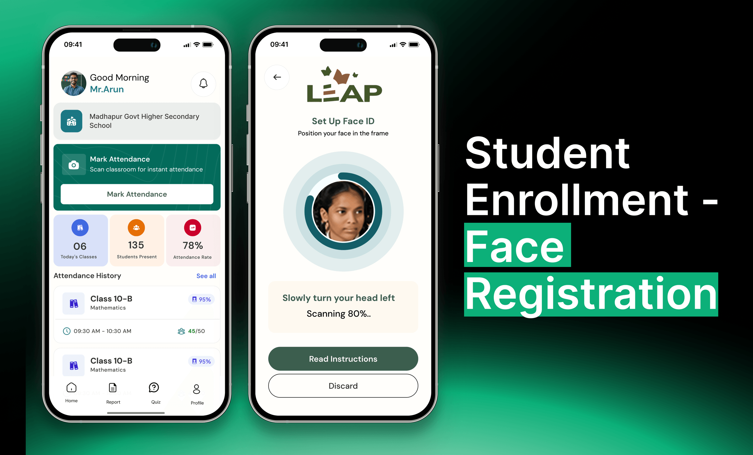 Government of Andhra Pradesh – LEAP Smart Attendance System